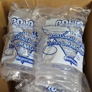 Polar Plastics Margarita Glasses